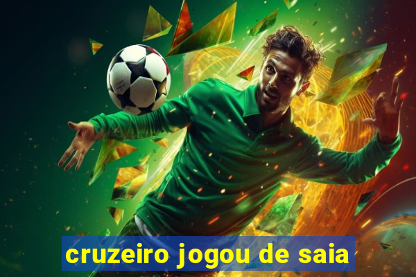 cruzeiro jogou de saia